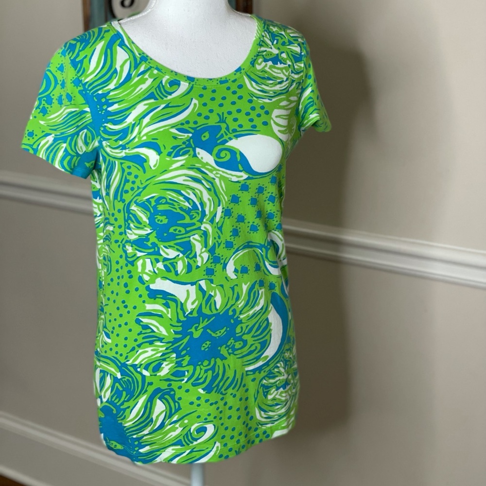 Lilly Pulitzer Karrie Crew Roar of the Jungle Top